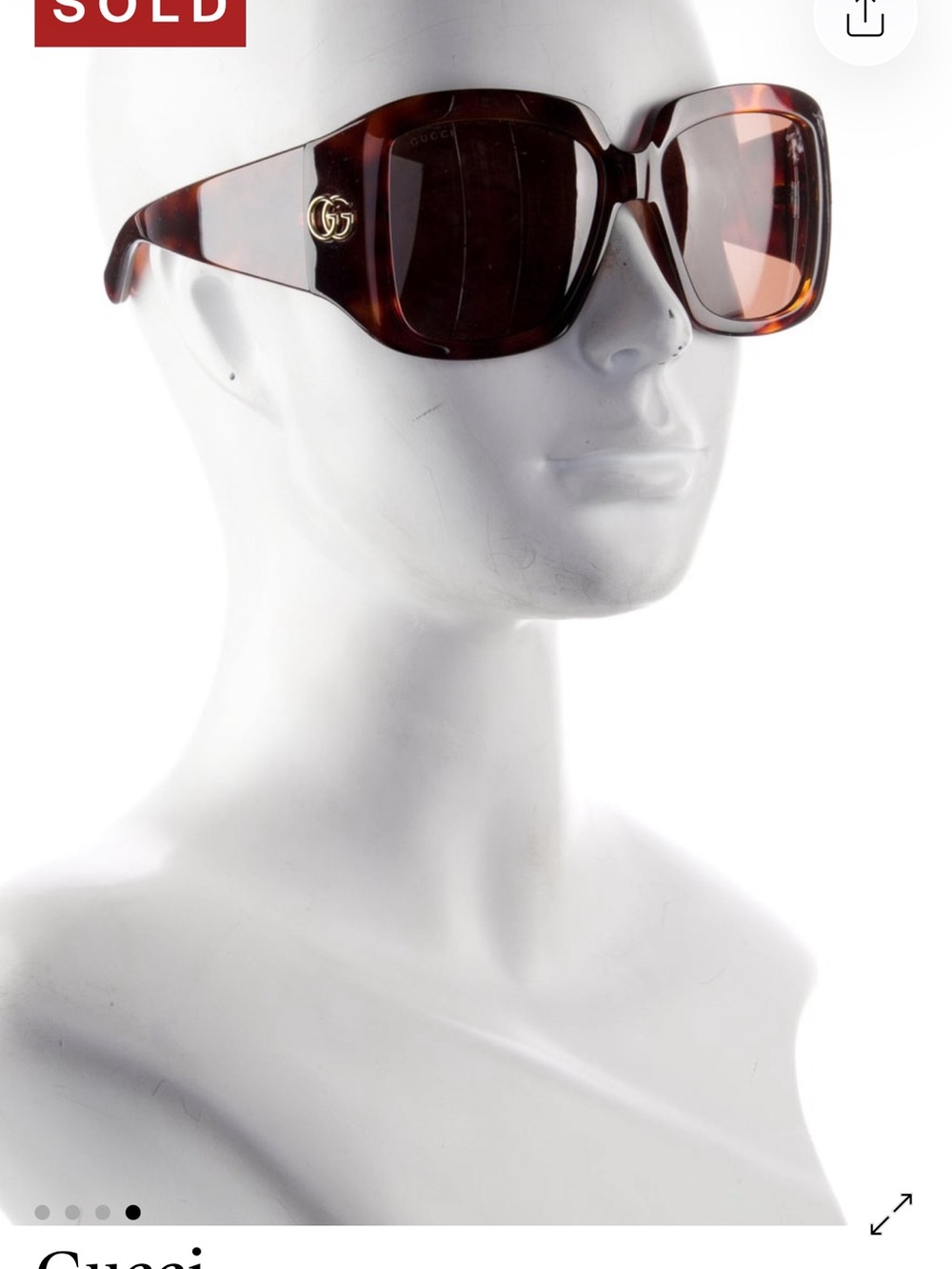 Gucci Women's Tortoiseshell Sunglasses - Brown